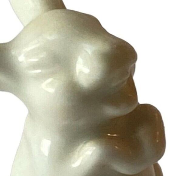 Rosenthal Rabbit 1930 German Art Deco Porcelain Art Sculpture Miniature White - Picture 3 of 10